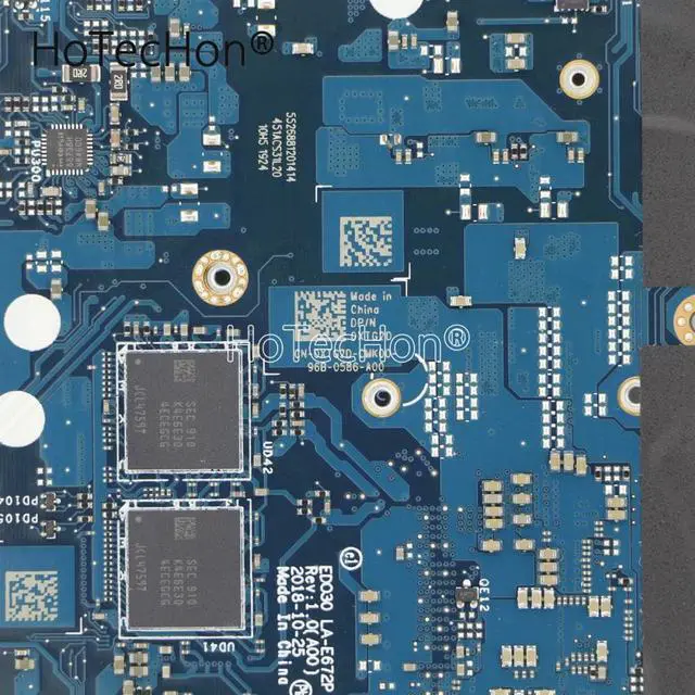 Alt view image 6 of 6 - XTG2D - Laptop Motherboard EDO30 LA-E672P w/ i5-8265U + 8GB RAM for Dell XPS 13 9380 Laptops