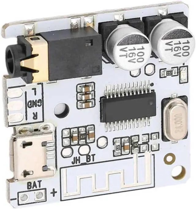 Alt view image 4 of 7 - Bluetooth Audio Receiver Board WAV+APE+FLAC+MP3 Lossless Decoding DIY Car Speaker Amplifier Module with LED Indicator 3.7-5V