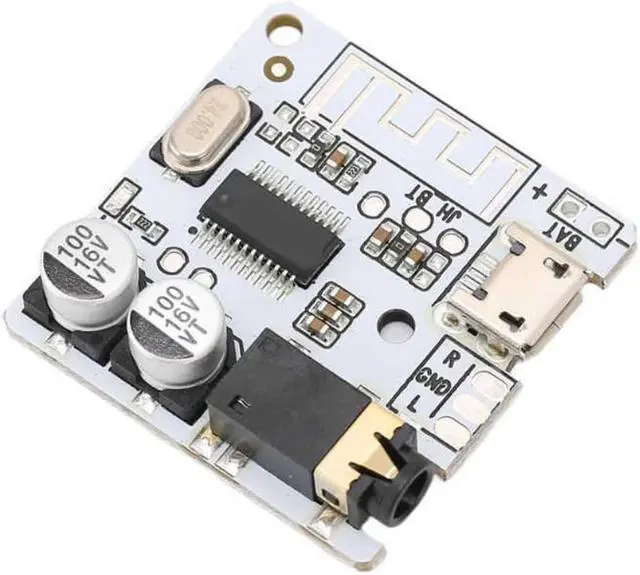 Alt view image 3 of 7 - Bluetooth Audio Receiver Board WAV+APE+FLAC+MP3 Lossless Decoding DIY Car Speaker Amplifier Module with LED Indicator 3.7-5V