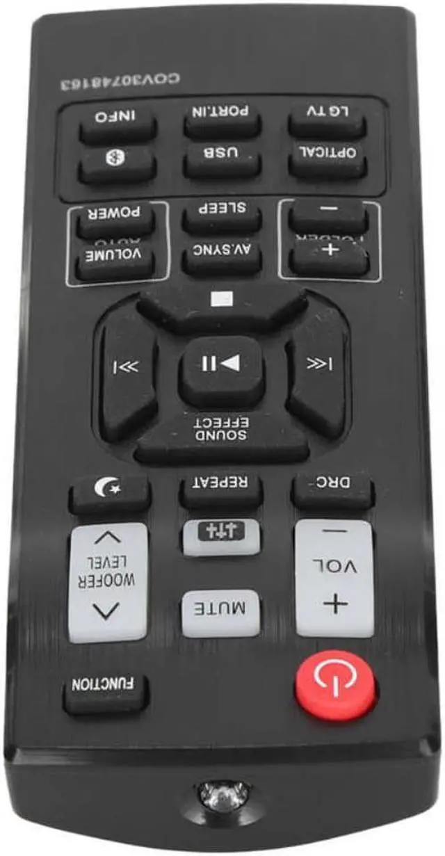 Alt view image 4 of 7 - COV30748163 Remote Control ABS Black Soundbar Remote Controller Replacement for LG Soundbar For LAS355B/LAC450B/LAS350B