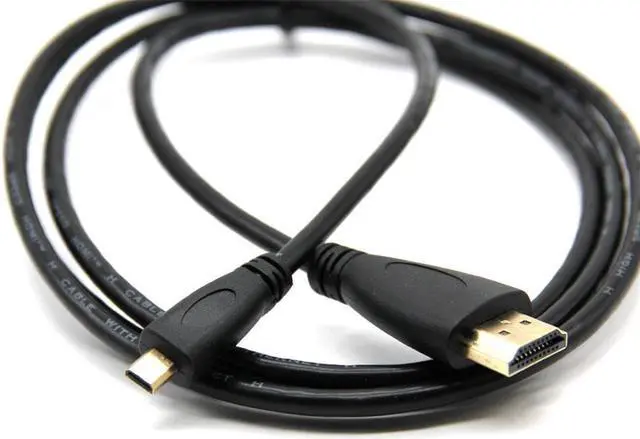 Main image of 1.5m  Micro HDMI-compatible to HD Cable 3D 1080P 1.4 Version Gold Plated for Phone Tablet HDTV Camera