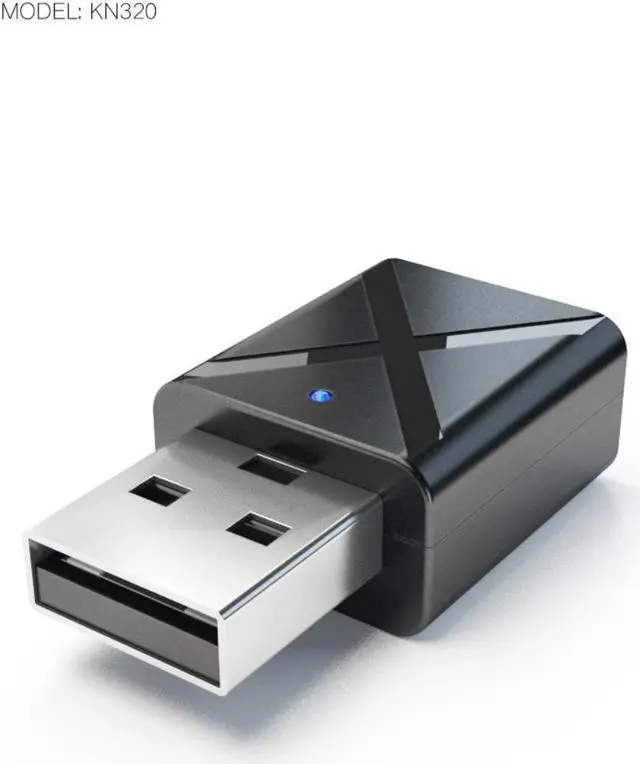 Alt view image 2 of 2 - 3.5mm AUX Stereo Wireless Adapter USB Bluetooth-Compatible 5.0 Transmitter Receiver TV Speaker Earphone Mini Car Music Transmit