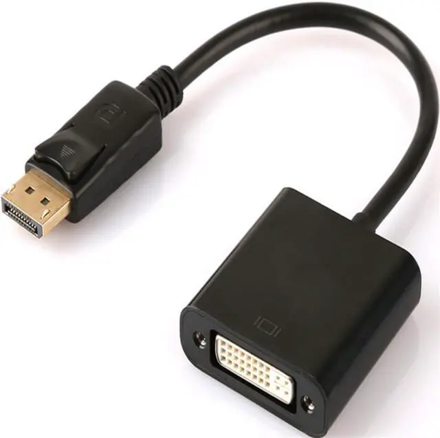 Alt view image 2 of 2 - DP to DVI Adapter DisplayPort to DVI Cable Converter Male to Female Support 1080P for Monitor Projector Displays for PC Monitor