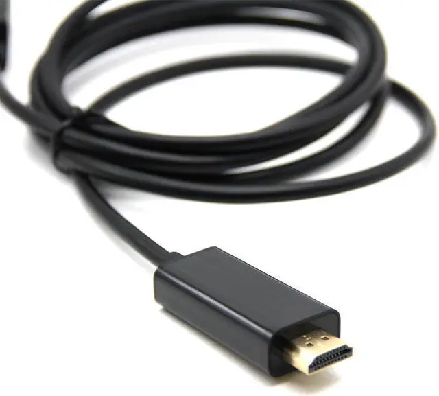 Alt view image 2 of 3 - 1.8M DisplayPort to HDMI-compatible Cable 1080P Display Port DP Cable for Laptop to HDTV Projector