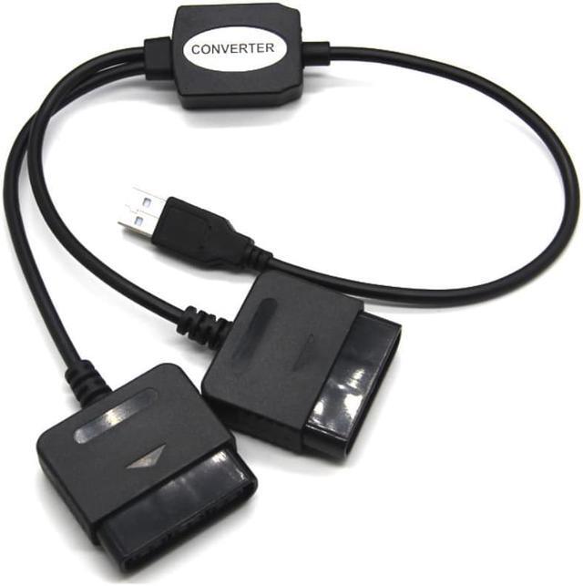Alt view image 2 of 2 - 2 in 1 Adapter Converter Without Driver for PS1 PS2 Play Station 2 Joypad GamePad To PS3 PC USB Games Control cable adpater