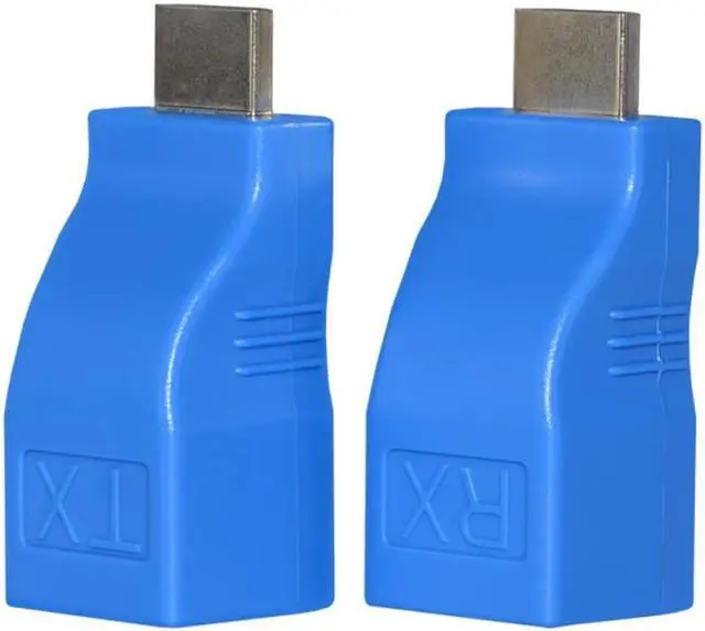 Alt view image 2 of 2 - 4K HDMI-compatible Extender Extension up to 30m Over CAT5e / 6 UTP LAN Ethernet Cable RJ45 Ports LAN Network