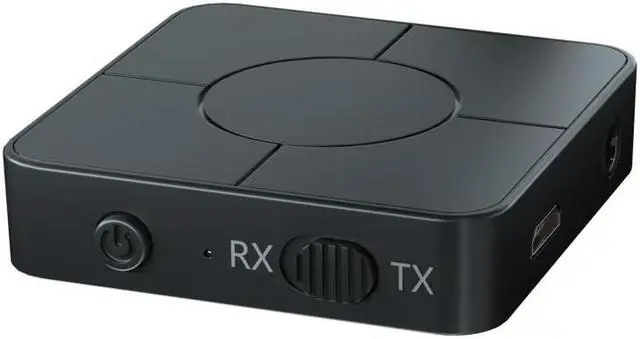 Alt view image 2 of 2 - Bluetooth-Compatible V5.0 4.2 Audio Receiver Transmitter 2 IN 1 3.5mm RCA Stereo Music Wireless Adapter For TV PC Car Speakers