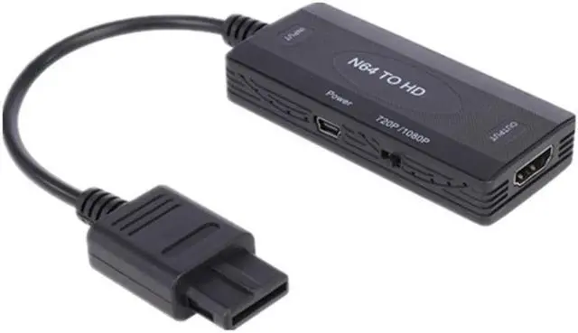 Main image of HD N64 To HDMI-Compatible Converter HD Link Cable For N64/GameCube/SNES Plug and Play 1080P Nintendo 64 To HD Converte