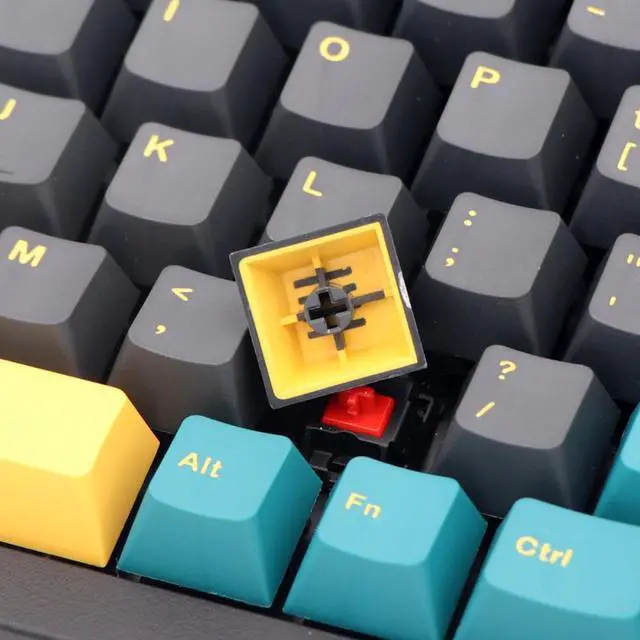 Alt view image 4 of 4 - PBT Keycap Mars Green Theme Double-shot 126Keys For  mechanical keyboard Cherry MX switch Gh60/68/87/96/104 Matching keycaps