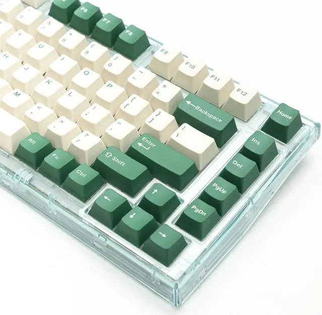 Alt view image 4 of 4 - OEM Keycaps 126 Keys Cheese green OEM Profile PBT Keycaps English Keycaps For Mechanical Keyboard Keycaps For MX Switches