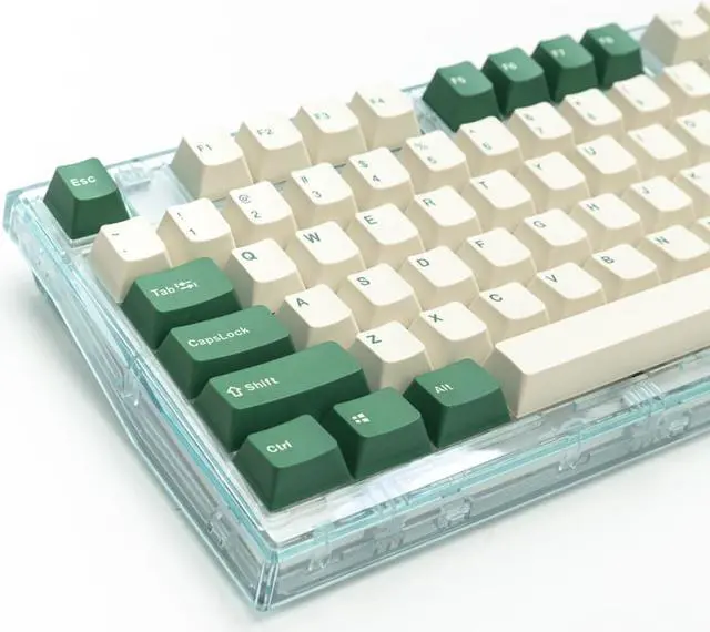 Alt view image 3 of 4 - OEM Keycaps 126 Keys Cheese green OEM Profile PBT Keycaps English Keycaps For Mechanical Keyboard Keycaps For MX Switches