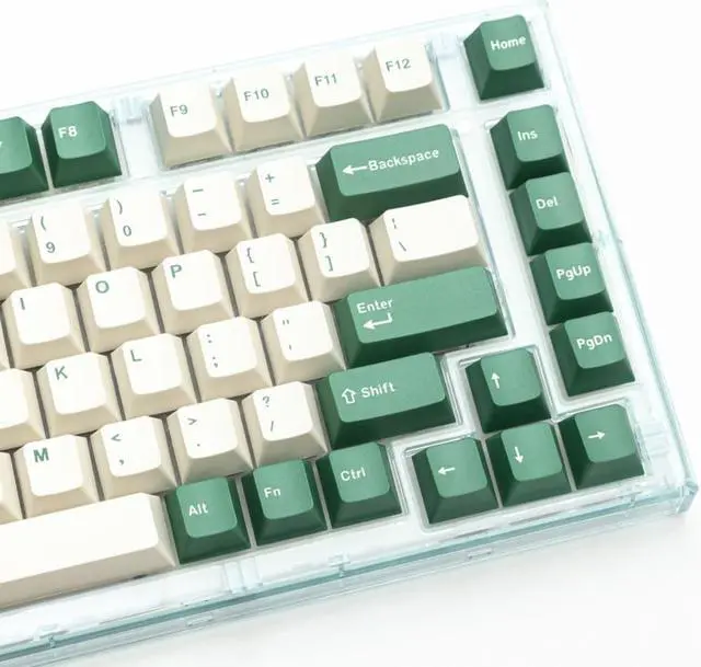 Alt view image 2 of 4 - OEM Keycaps 126 Keys Cheese green OEM Profile PBT Keycaps English Keycaps For Mechanical Keyboard Keycaps For MX Switches