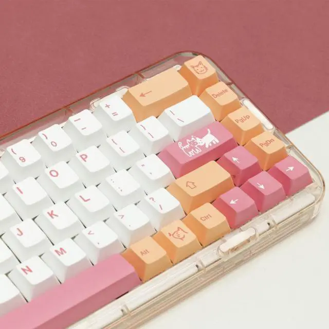 Alt view image 4 of 4 - 141 Keys GMK Orange Boi Keycaps Cherry Profile Dye Sublimation GMK Keycap For Cherry Gateron MX Switch Mechanical Keyboard