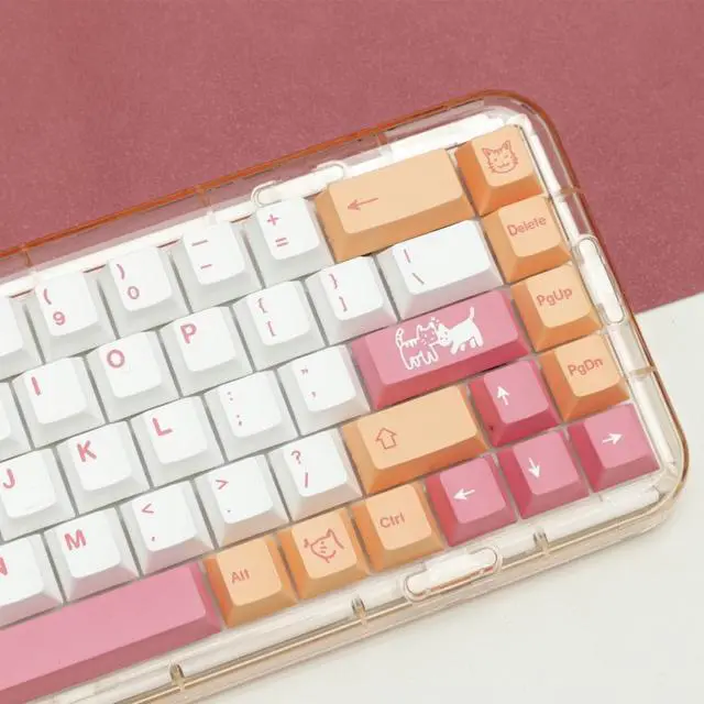 Alt view image 2 of 4 - 141 Keys GMK Orange Boi Keycaps Cherry Profile Dye Sublimation GMK Keycap For Cherry Gateron MX Switch Mechanical Keyboard