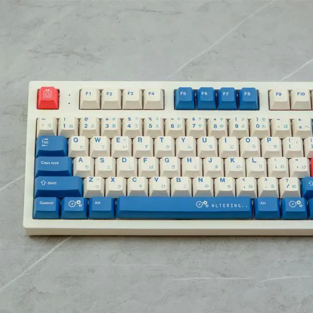 Alt view image 3 of 4 - 129 Keys Dark blue Japanese Keycaps PBT Keycaps Dye Sublimation Cherry Profile Keycap For MX switch Mechanical Keyboard Key Caps