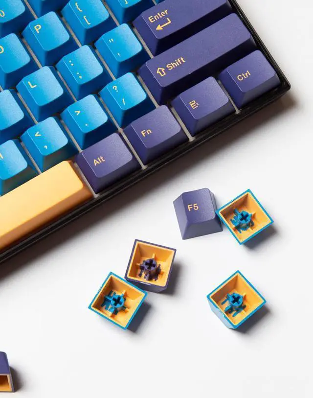 Alt view image 2 of 4 - Nautilus 127 Keys OEM Profile PBT Keycap Double Shot For MX Switch Fit 61 64 68 87 96 104 108 Mechanical Keyboard OEM Key Caps