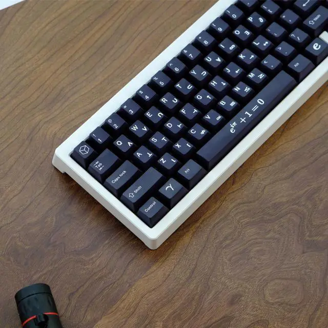Alt view image 3 of 4 - 129 Keys Oula Minimalist black Keycaps Dye Sublimation Cherry Profile Keycap For MX switch Mechanical Keyboard Cherry Keycaps