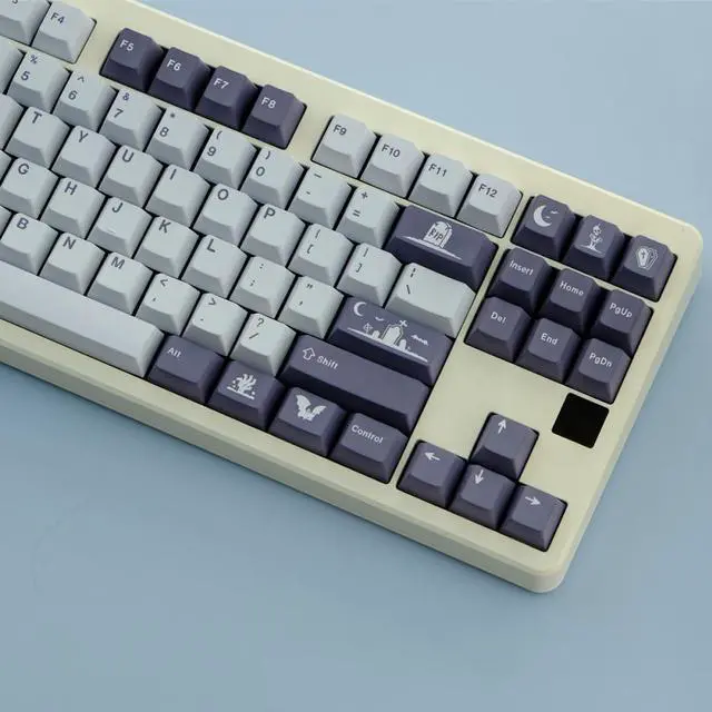 Alt view image 3 of 4 - 129 Keys Midnight Keycaps PBT Dye Sublimation Cherry Profile Keycap For MX switch Gaming Mechanical Keyboard Cherry Keycaps