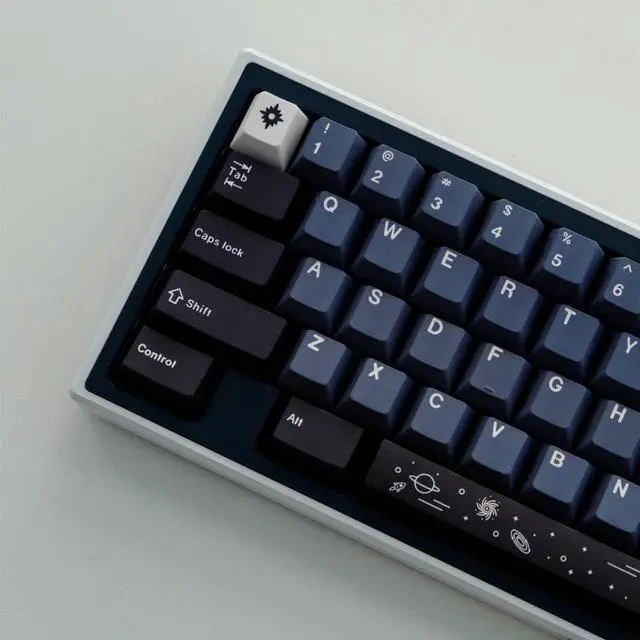 Alt view image 2 of 4 - GMK Galaxy 129 Keys PBT Cherry Profile Dye Sublimation Mechanical Keyboard Personalized Keycaps For Mx Switch 61 64 68 87 104