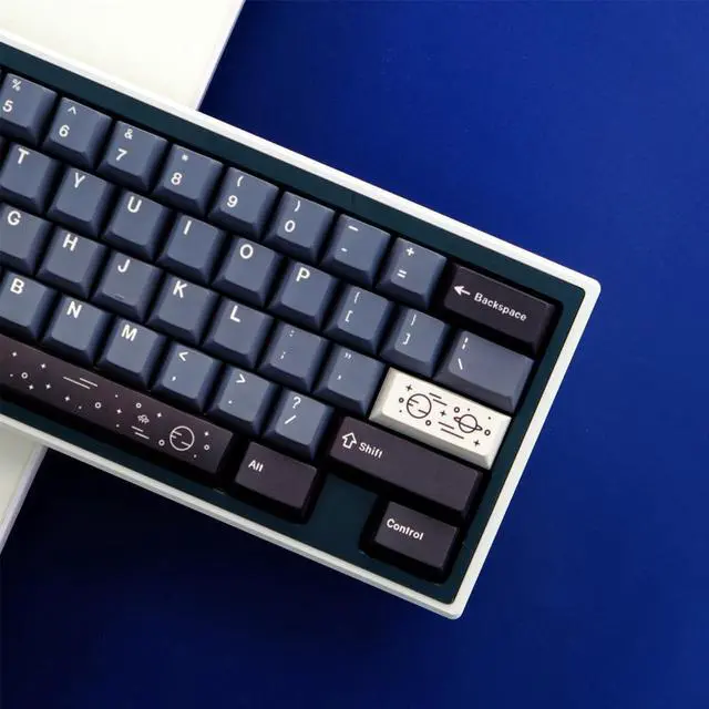 Alt view image 3 of 4 - GMK Galaxy 129 Keys PBT Cherry Profile Dye Sublimation Mechanical Keyboard Personalized Keycaps For Mx Switch 61 64 68 87 104