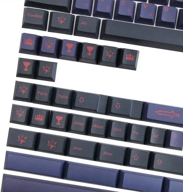 Alt view image 2 of 4 - GMK Alter Keycaps Cherry Profile Key Caps 142 keys-set keycap With 2U 1.75U Shift For MX Switch Fit 61/64/68/87/96/104 Keyboard