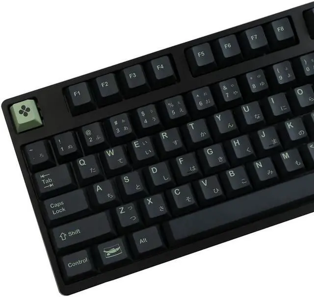 Alt view image 2 of 4 - 140 Kyes GMK Wasabi Keycaps PBT Dye Subbed Japanese Key Caps Cherry Profile Keycap With 2.25U 2.75U 3U 7U Spacebar ISO Enter
