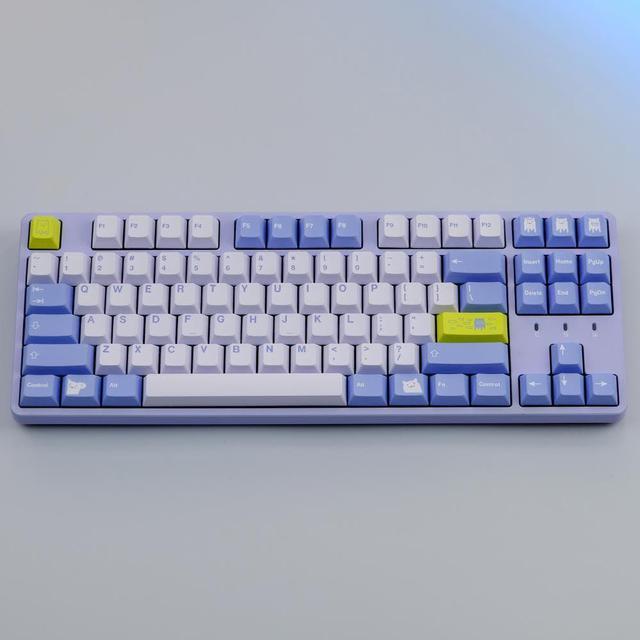 Alt view image 4 of 4 - 156 Keys GMK Purple-ish Keycaps PBT Dye Sublimation Mechanical Keyboard Keycap Cherry Profile For MX Switches Cherry Keycaps