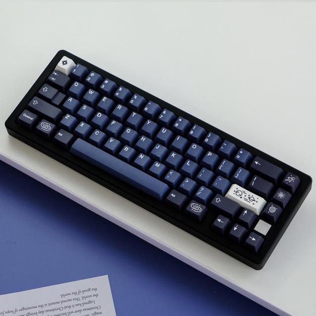 Alt view image 4 of 4 - 123 Keys GMK Galaxy Keycaps PBT Dye Sublimation Cherry Profile Mechanical keyboard keycap For MX switch With 1.75U 2U Shift