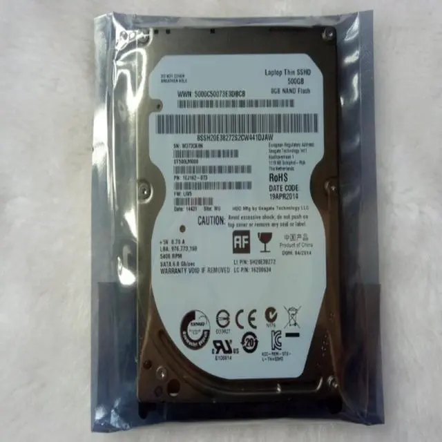 Alt view image 3 of 6 - SSHD For Seagate 500GB 2.5" SATA 6 Gb/s 64MB+8G 5400RPM For Internal SSHD For Notebook SSHD For ST500LM000