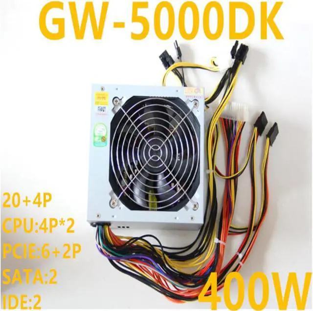 Alt view image 4 of 6 - PC PSU For Great Wall GTX-750 GTX-760 GTX-770 Silent Power Supply for Desktop Computer 400W Power Supply GW-5000DK