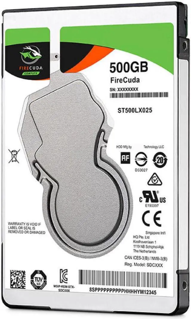 Alt view image 6 of 6 - SSHD For Seagate 500GB 2.5" SATA 128MB 5400RPM For Internal SSHD For Notebook SSHD For ST500LX025