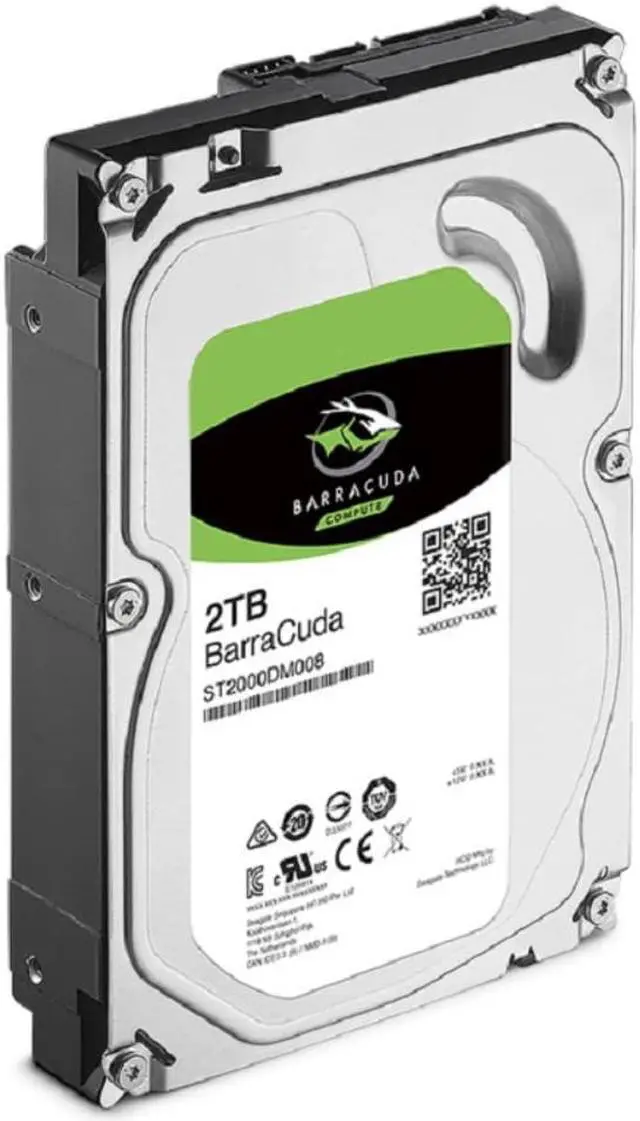 Alt view image 3 of 3 - HDD For Seagate BarraCuda 2TB 3.5" SATA 6 Gb/s 256MB 7200RPM For Internal Hard Disk For Desktop HDD For ST2000DM008