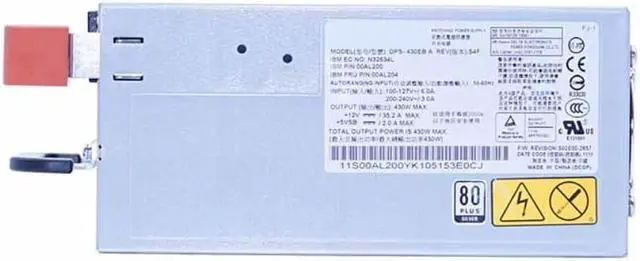 Alt view image 6 of 6 - PSU For Lenovo IBM X3100M5 430W Switching Power Supply DPS-430EB A 00AL204 00AL200 00MW244