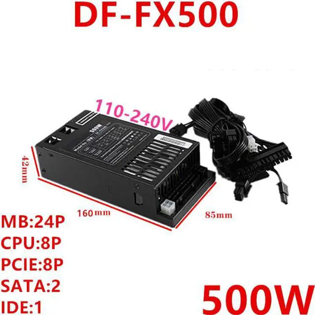 Main image of PSU For Dark Forest FLEX Small 1U K39 Fully Modular 80plus Silver/Bronze 500W Switching Power Supply DF-FX500