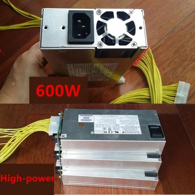 Alt view image 2 of 3 - Almost PSU For Supermicro 1U 600W Switching Power Supply PWS-601-1H