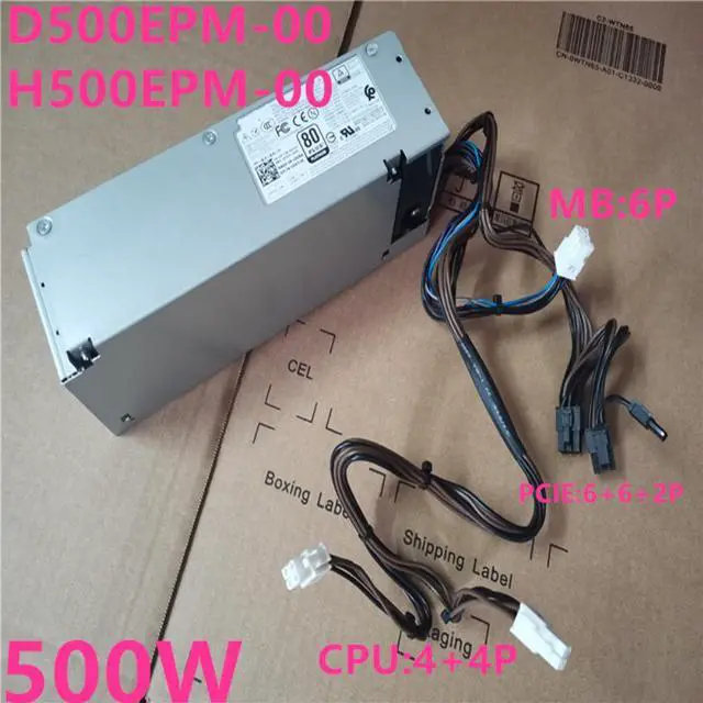 Alt view image 4 of 6 - PSU For Dell 5070 7070 5080 7060 3050 3650 6Pin 500W Power Supply D500EPM-00 H500EPM-00 DPS-500AB-49A L500EPM-00 DPS-500EM-0