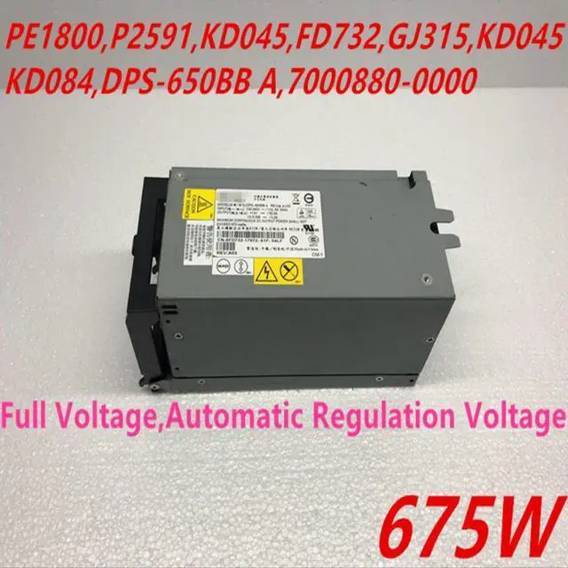 Alt view image 4 of 6 - PSU For Dell PowerEdge1800 675W Switching Power Supply P2591 FD732 GJ315 KD045 KD084 DPS-650BB A 7000880-0000