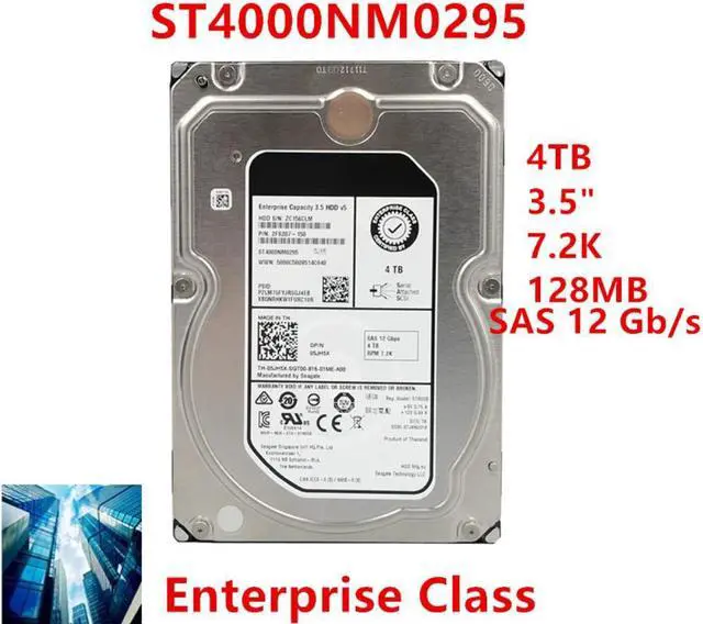 Main image of HDD For Dell 4TB 3.5" SAS 128MB 7.2K For Internal Hard Disk For Enterprise Class HDD For 05JH5X ST4000NM0295