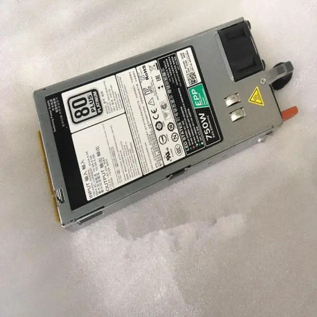 Alt view image 5 of 6 - PSU For Dell R530 R630 R730 T430 EPP 750W Power Supply L750E-S0 G6W6K V1YJ6 HTRH4 TPJ2X D750E-S6 E750E-S1 0XW8W