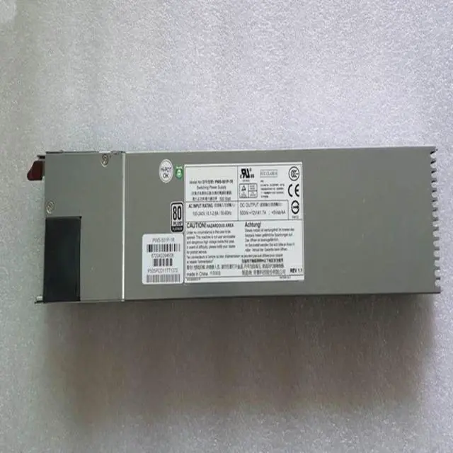 Alt view image 5 of 6 - PSU For Supermicro 500W Switching Power Supply PWS-501P-1R