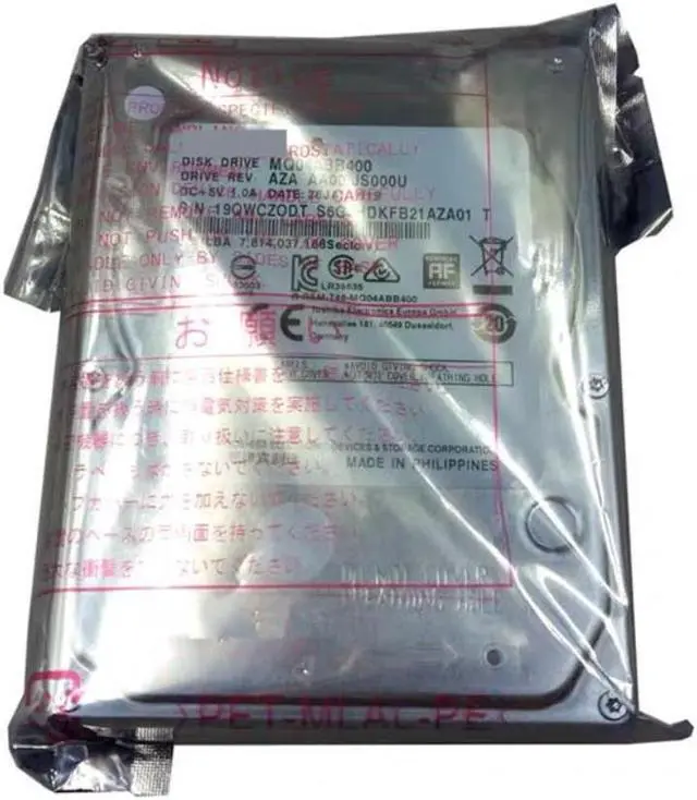 Alt view image 5 of 6 - HDD For Toshiba 4TB 2.5" SATA 6 Gb/s 128MB 5400RPM For Internal Hard Disk For Laptop Hard Drive For MQ04ABB400