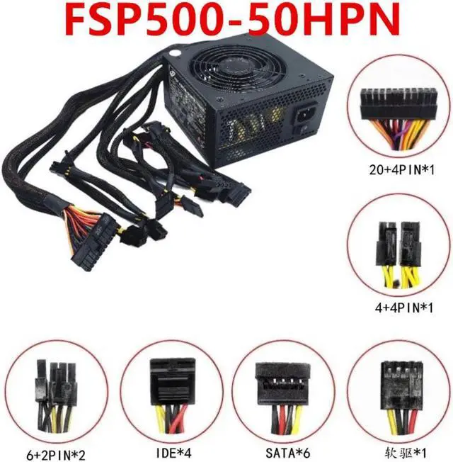 Alt view image 4 of 6 - PSU For FSP Mute Game Console Power Supply 500W Switching Power Supply FSP500-50HPN