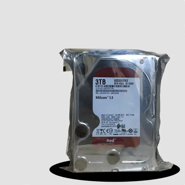 Alt view image 5 of 6 - HDD For WD Brand Red 3TB 3.5" SATA 6 Gb/s 64MB 5400RPM For Internal Hard Disk For NAS Hard Drive For WD30EFRX