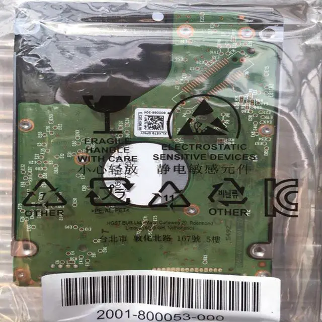 Alt view image 4 of 4 - HDD For Toshiba 1TB 2.5" SATA 6 Gb/s 8MB 5400RPM For Internal HDD For Notebook Computer HDD For MQ01ABD100V