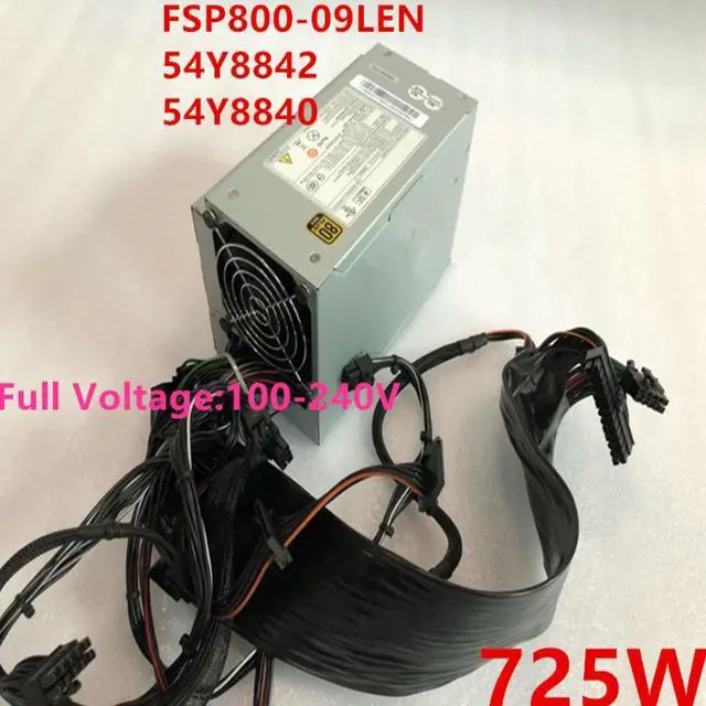 Alt view image 4 of 6 - PSU For Lenovo Thinkstation C20 C20X 725W Switching Power Supply FSP800-09LEN 54Y8842 54Y8840