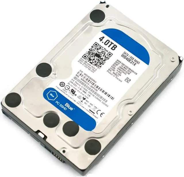 Alt view image 5 of 6 - SSHD For WD Blue 4TB 3.5" SATA 6 Gb/s 64MB+8G 5400RPM For Internal SSHD For Desktop SSHD For WD40E31X
