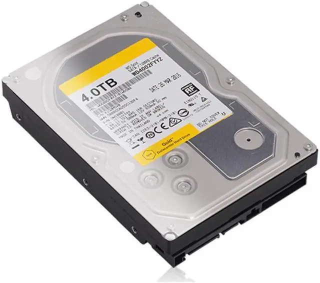 Alt view image 2 of 3 - HDD For WD Gold 4TB 3.5" SATA 6 Gb/s 128MB 7.2K For Internal Hard Disk For Enterprise Class HDD For WD4002FYYZ