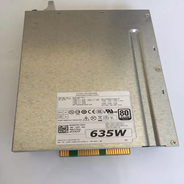 Alt view image 6 of 6 - Almost PSU For Dell Precision T5600 T3600 635W Switching Power Supply D635EF-00 F635EF-00 NVC7F DPS-635AB A 01K45H