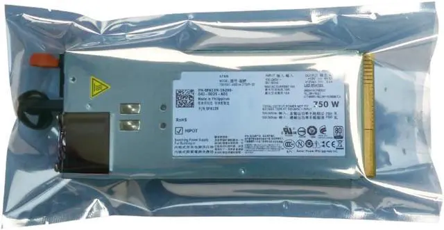 Alt view image 2 of 6 - PSU For Dell R510 910 T710 750W Power Supply 7001531-J000 7001531-J100 Z750P-00 N750P-S0 D750P-S0 FN1VT G24H2 F613N