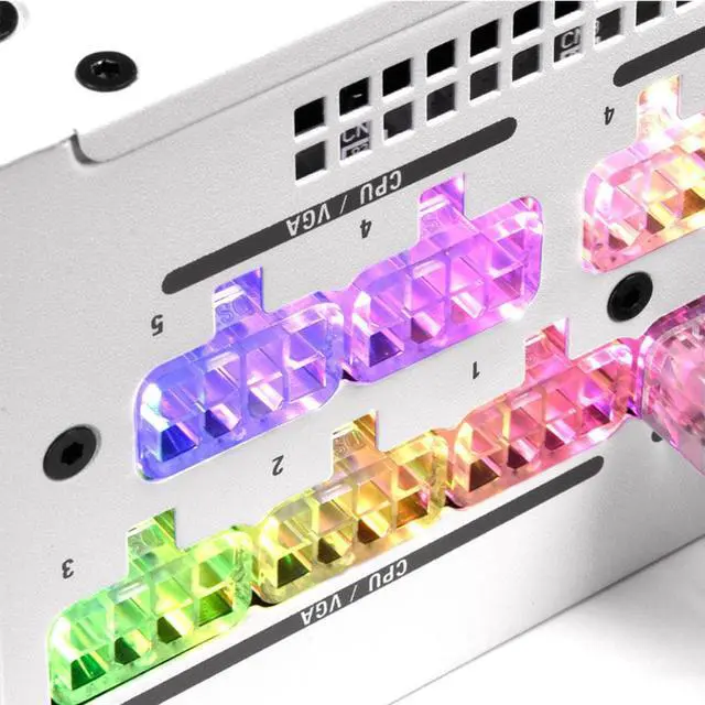 Alt view image 6 of 6 - PSU For SuperFlower Brand Full Modular RTX2080TI RX5700XT Game Mute Power Supply 650W Power Supply LEADEX ARGB 650W